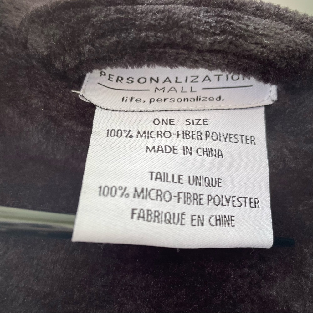 Personalization Mall Luxury Fleece Robe - Picture 9 of 9